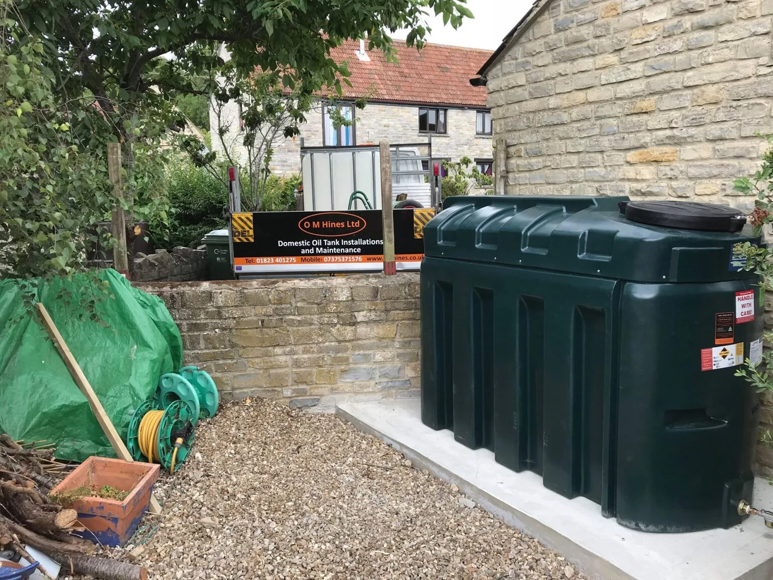Oil Tank Installation Langport