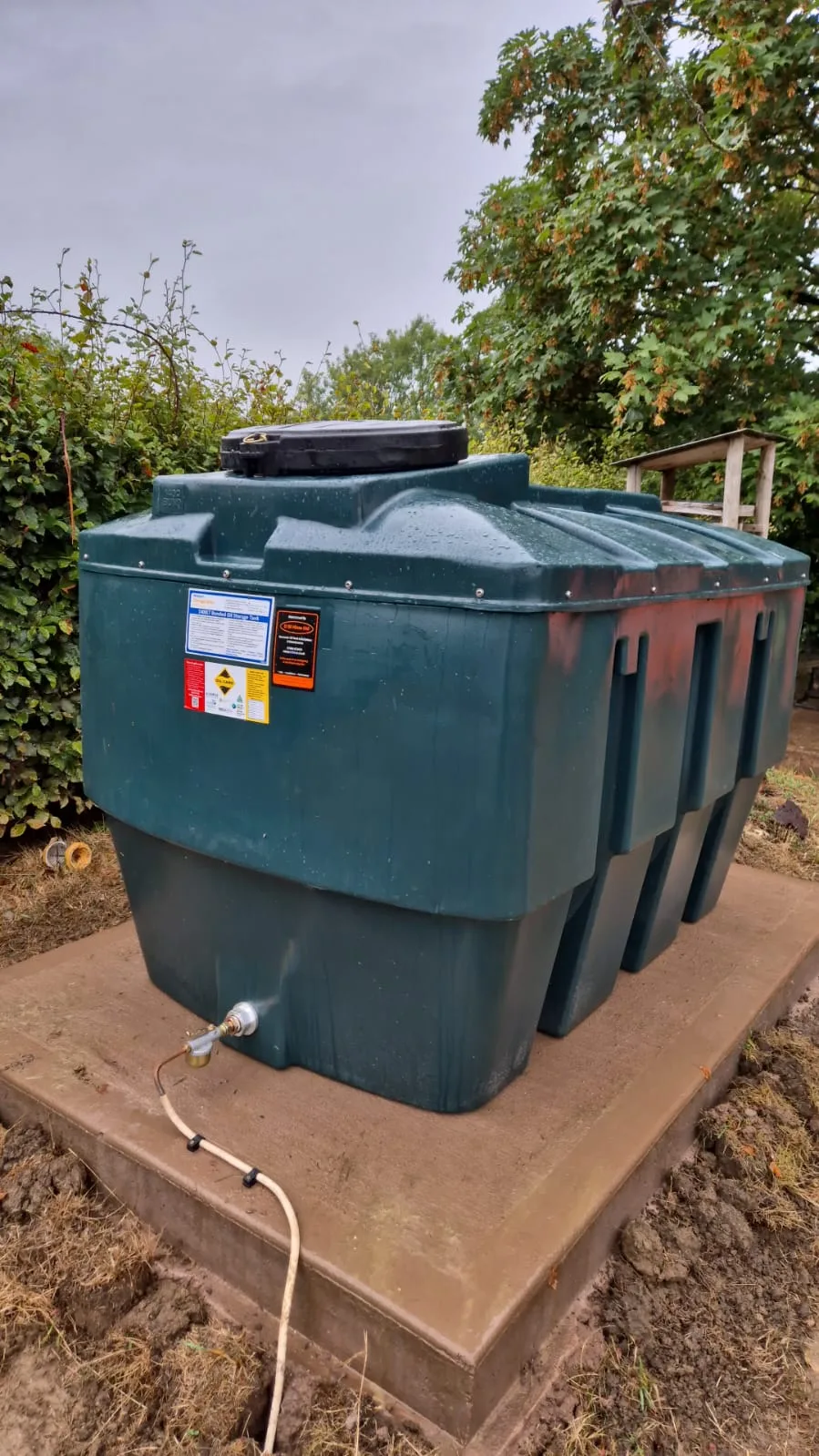 1400L Oil Tank Installation in Corfe, Somerset
