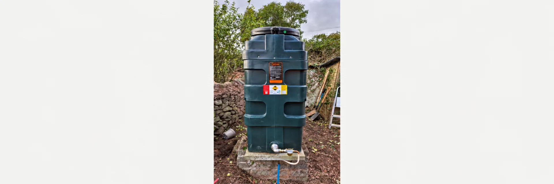1,000- Litre Trade Tank Installation